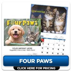 Custom Imprinted Calendars - Four Paws!