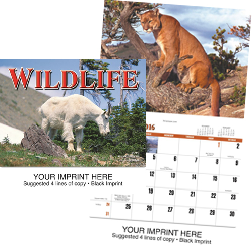 Custom Imprinted Wildlife Calendar - Wildlife #803