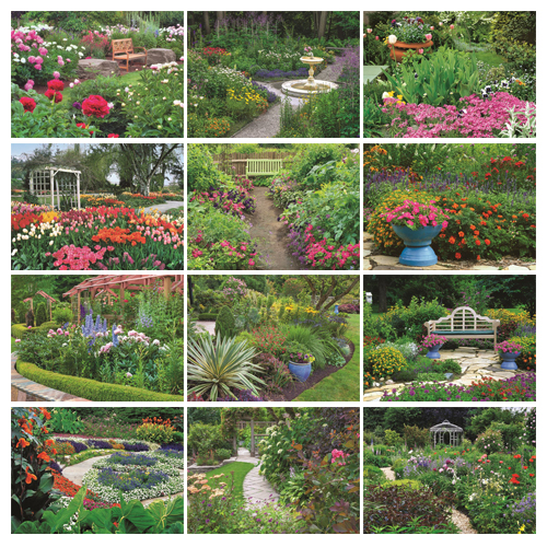 Personalized Imprinted Calendar - Gardens #808