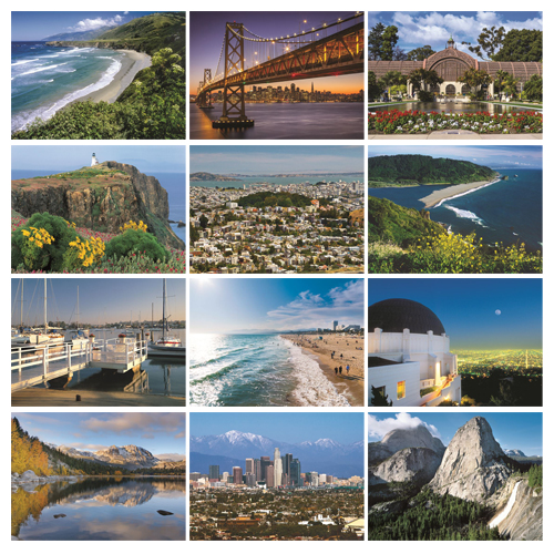 Personalized Scenic Calendar - California #811