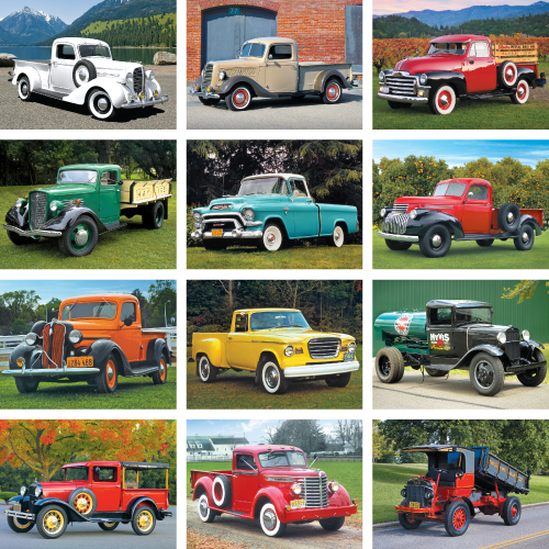 Personalized Car Calendar - Classic Trucks #894