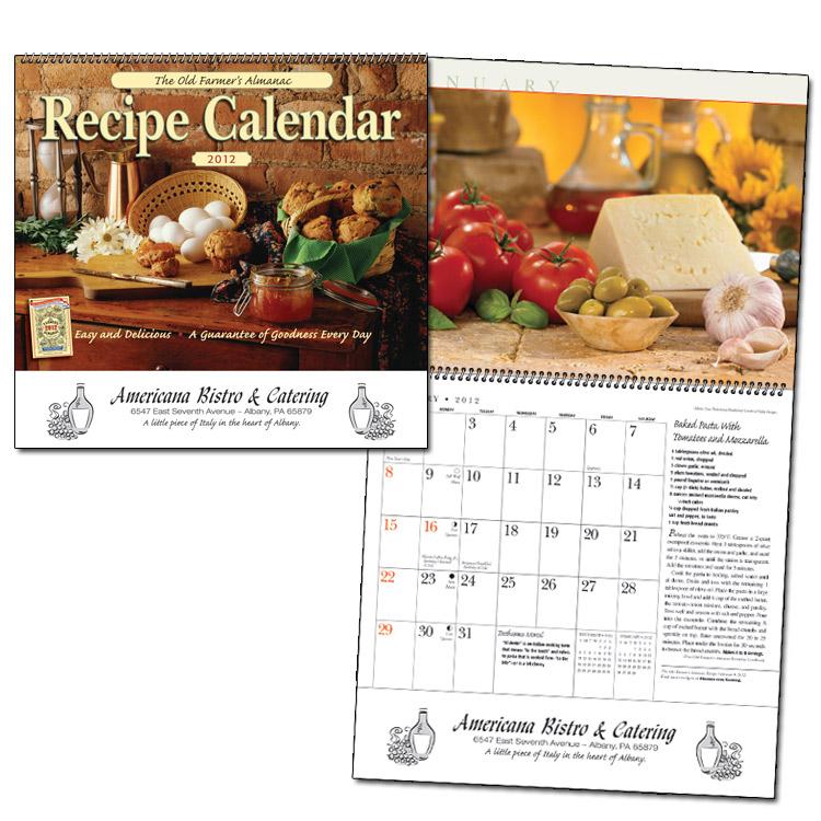 Custom Imprinted Calendar - Recipes #OF56RE1